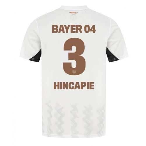 Moški Nogometni dresi Bayer Leverkusen Piero Hincapie #3 Gostujoči 2024-25 Kratek Rokav